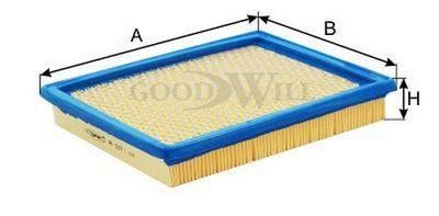 Goodwill AG 537 Air filter AG537: Buy near me in Poland at 2407.PL - Good price!