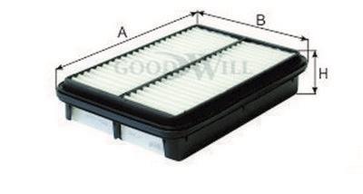 Goodwill AG 600 Air filter AG600: Buy near me in Poland at 2407.PL - Good price!