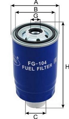 Goodwill FG 104 Fuel filter FG104: Buy near me in Poland at 2407.PL - Good price!