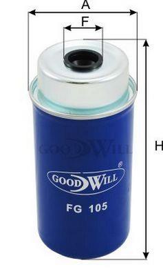 Goodwill FG 105 Filtr paliwa FG105: Dobra cena w Polsce na 2407.PL - Kup Teraz!
