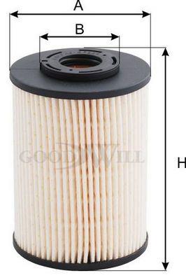 Goodwill FG 107 Fuel filter FG107: Buy near me in Poland at 2407.PL - Good price!
