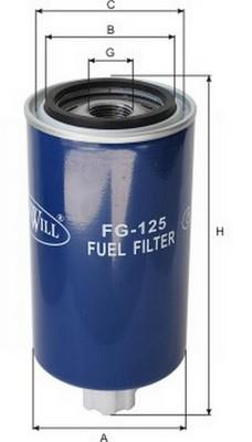 Goodwill FG 125 Fuel filter FG125: Buy near me in Poland at 2407.PL - Good price!