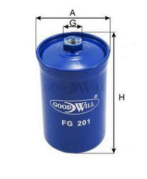 Goodwill FG 201 Топливный фильтр FG201: Отличная цена - Купить в Польше на 2407.PL!