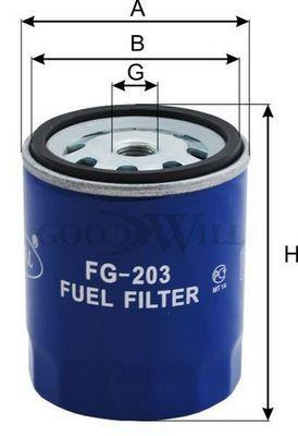 Goodwill FG 203 Kraftstofffilter FG203: Kaufen Sie zu einem guten Preis in Polen bei 2407.PL!