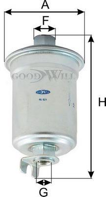Goodwill FG 521 Fuel filter FG521: Buy near me in Poland at 2407.PL - Good price!