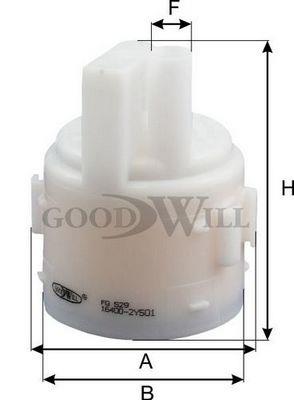 Goodwill FG 529 Топливный фильтр FG529: Отличная цена - Купить в Польше на 2407.PL!