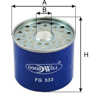 Goodwill FG 533 Фільтр палива FG533: Приваблива ціна - Купити у Польщі на 2407.PL!