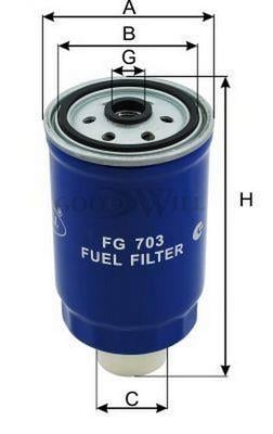 Goodwill FG 703 Fuel filter FG703: Buy near me in Poland at 2407.PL - Good price!