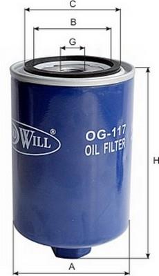 Goodwill OG 117 Oil Filter OG117: Buy near me in Poland at 2407.PL - Good price!