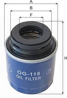 Goodwill OG 118 Oil Filter OG118: Buy near me in Poland at 2407.PL - Good price!