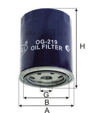 Goodwill OG 219 Масляный фильтр OG219: Отличная цена - Купить в Польше на 2407.PL!