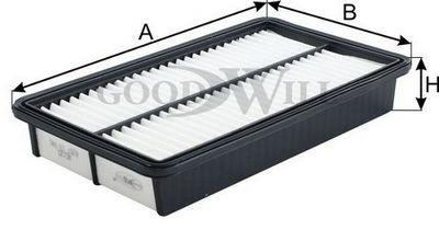 Goodwill AG 120 Air filter AG120: Buy near me in Poland at 2407.PL - Good price!
