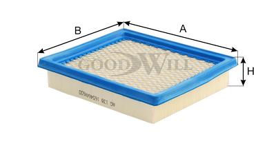 Goodwill AG 138 Air filter AG138: Buy near me in Poland at 2407.PL - Good price!