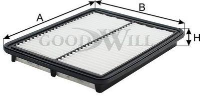 Goodwill AG 194 Air filter AG194: Buy near me in Poland at 2407.PL - Good price!