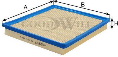 Goodwill AG 195 Air filter AG195: Buy near me in Poland at 2407.PL - Good price!