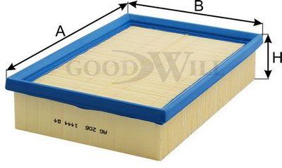 Goodwill AG 206 Air filter AG206: Buy near me in Poland at 2407.PL - Good price!
