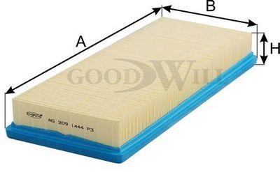 Goodwill AG 209 Air filter AG209: Buy near me in Poland at 2407.PL - Good price!