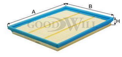 Goodwill AG 215 Air filter AG215: Buy near me in Poland at 2407.PL - Good price!