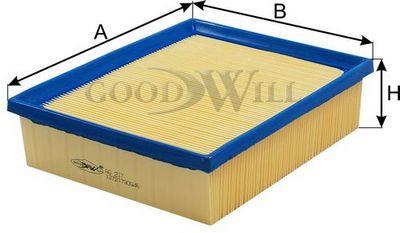 Goodwill AG 217 Air filter AG217: Buy near me in Poland at 2407.PL - Good price!