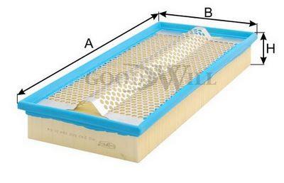 Goodwill AG 243 Air filter AG243: Buy near me at 2407.PL in Poland at an Affordable price!