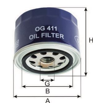 Goodwill OG 411 Oil Filter OG411: Buy near me in Poland at 2407.PL - Good price!