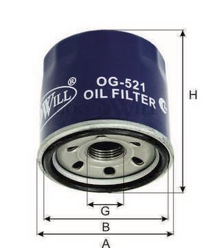 Goodwill OG 521 Filtr oleju OG521: Dobra cena w Polsce na 2407.PL - Kup Teraz!