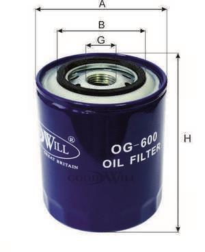 Goodwill OG 600 Filtr oleju OG600: Dobra cena w Polsce na 2407.PL - Kup Teraz!