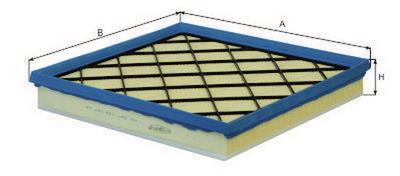 Goodwill AG 397 Air filter AG397: Buy near me in Poland at 2407.PL - Good price!