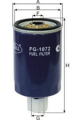 Goodwill FG 1072 Filtr paliwa FG1072: Dobra cena w Polsce na 2407.PL - Kup Teraz!