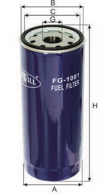 Goodwill FG 1081 Топливный фильтр FG1081: Отличная цена - Купить в Польше на 2407.PL!