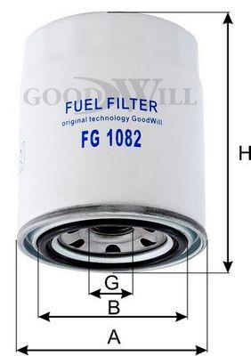 Goodwill FG 1082 Filtr paliwa FG1082: Dobra cena w Polsce na 2407.PL - Kup Teraz!