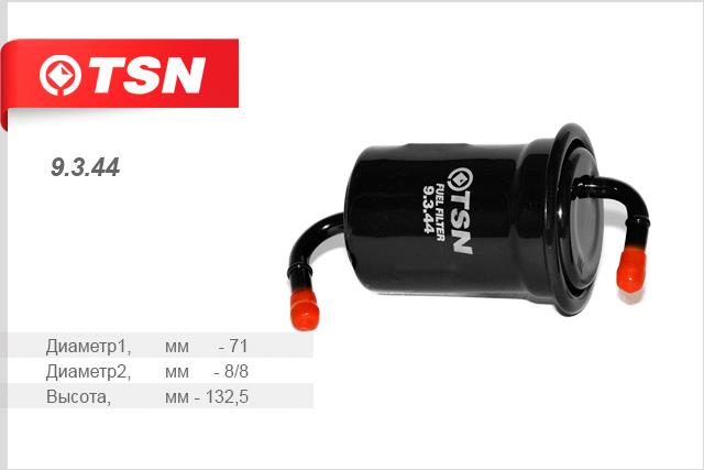 TSN 9.3.44 Фільтр палива 9344: Приваблива ціна - Купити у Польщі на 2407.PL!