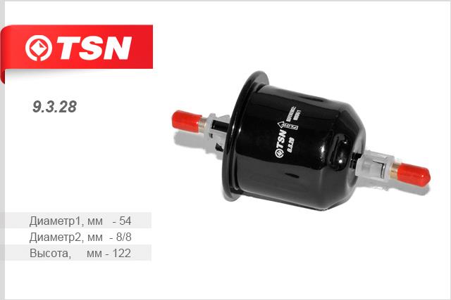 TSN 9.3.28 Топливный фильтр 9328: Отличная цена - Купить в Польше на 2407.PL!
