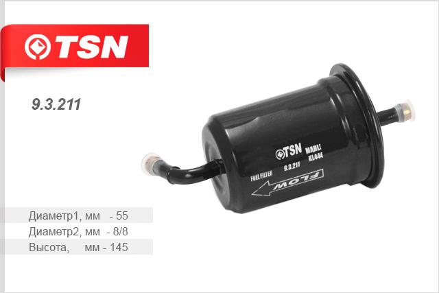 TSN 9.3.211 Топливный фильтр 93211: Отличная цена - Купить в Польше на 2407.PL!