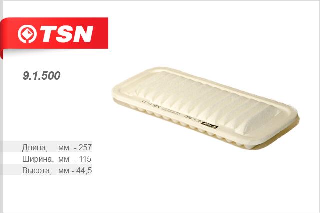 TSN 9.1.500 Filtr powietrza 91500: Dobra cena w Polsce na 2407.PL - Kup Teraz!