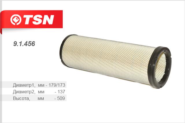 TSN 9.1.456 Filtr powietrza 91456: Dobra cena w Polsce na 2407.PL - Kup Teraz!