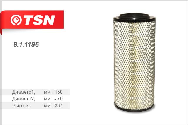TSN 9.1.1196 Filtr powietrza 911196: Dobra cena w Polsce na 2407.PL - Kup Teraz!