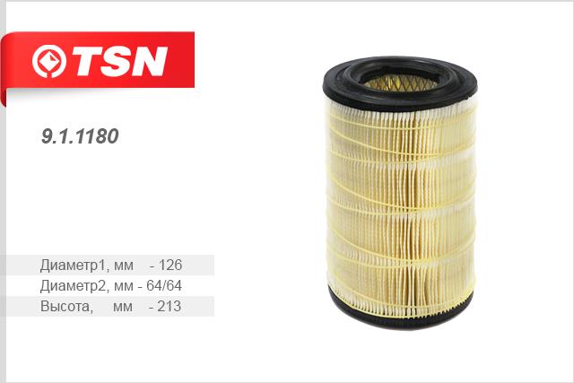 TSN 9.1.1180 Filtr powietrza 911180: Dobra cena w Polsce na 2407.PL - Kup Teraz!