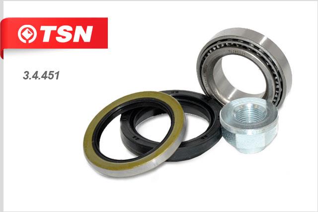 TSN 3.4.451 Front Wheel Bearing Kit 34451: Buy near me in Poland at 2407.PL - Good price!