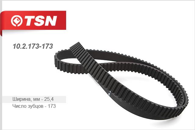 TSN 10.2.173-173 Timing belt 102173173: Buy near me in Poland at 2407.PL - Good price!