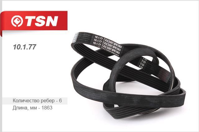 TSN 10.1.77 V-Ribbed Belt 10177: Buy near me in Poland at 2407.PL - Good price!