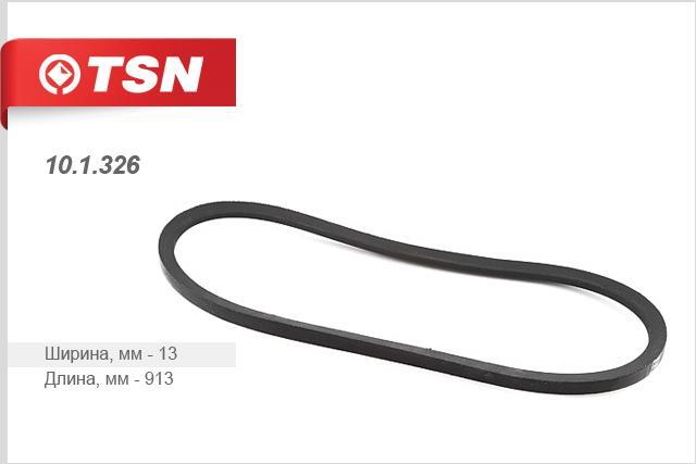 TSN 10.1.326 V-belt 101326: Buy near me in Poland at 2407.PL - Good price!