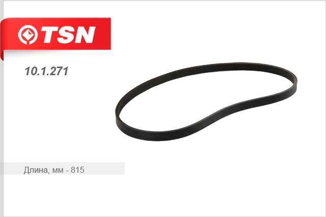 TSN 10.1.271 V-Ribbed Belt 101271: Buy near me at 2407.PL in Poland at an Affordable price!
