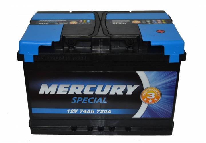 Mercury 25922 Battery Mercury Special 12V 74AH 720A(EN) R+ 25922: Buy near me in Poland at 2407.PL - Good price!