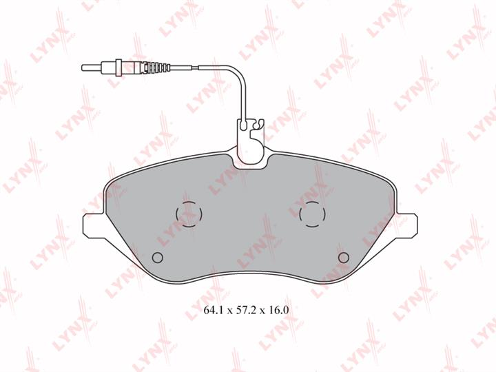 LYNXauto BD-6110 Klocki hamulcowe, zestaw BD6110: Dobra cena w Polsce na 2407.PL - Kup Teraz!