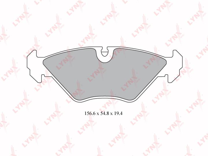 LYNXauto BD-6700 Brake Pad Set, disc brake BD6700: Buy near me at 2407.PL in Poland at an Affordable price!