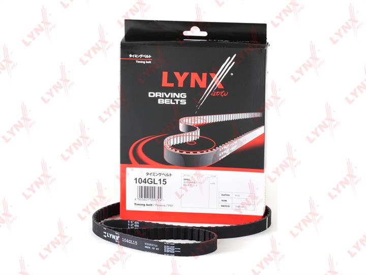 LYNXauto 104GL15 Timing belt 104GL15: Buy near me in Poland at 2407.PL - Good price!