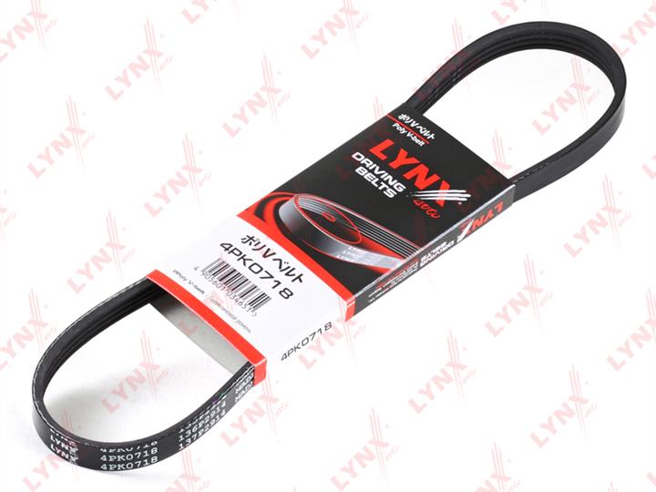 LYNXauto 4PK0718 V-ribbed belt 4PK718 4PK0718: Buy near me in Poland at 2407.PL - Good price!