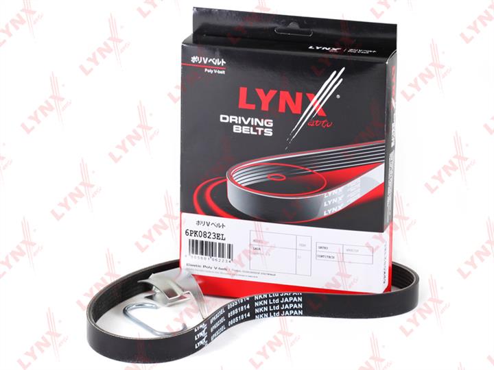 LYNXauto 6PK0823EL V-ribbed belt 6PK823 6PK0823EL: Buy near me in Poland at 2407.PL - Good price!