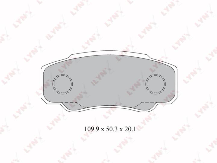 LYNXauto BD-2217 Тормозные колодки дисковые, комплект BD2217: Отличная цена - Купить в Польше на 2407.PL!